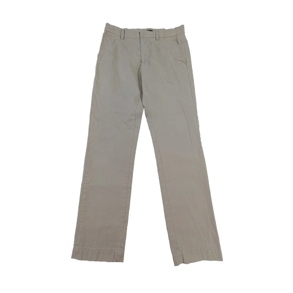 Banana Republic Aiden Chino Pants Mens 31x32‎ Light Khaki Slim Fit Preppy